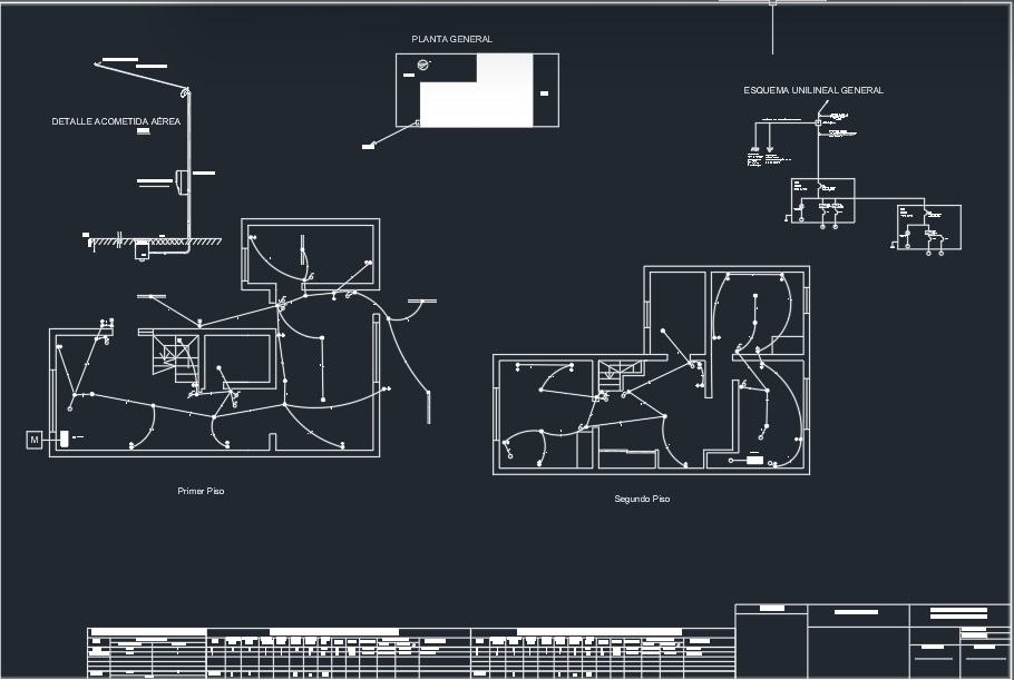 Casa 2 Pisos, Dos TDA DWG