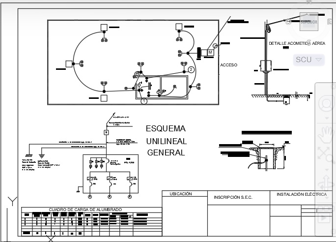 Trifásico Simple BT1 DWG